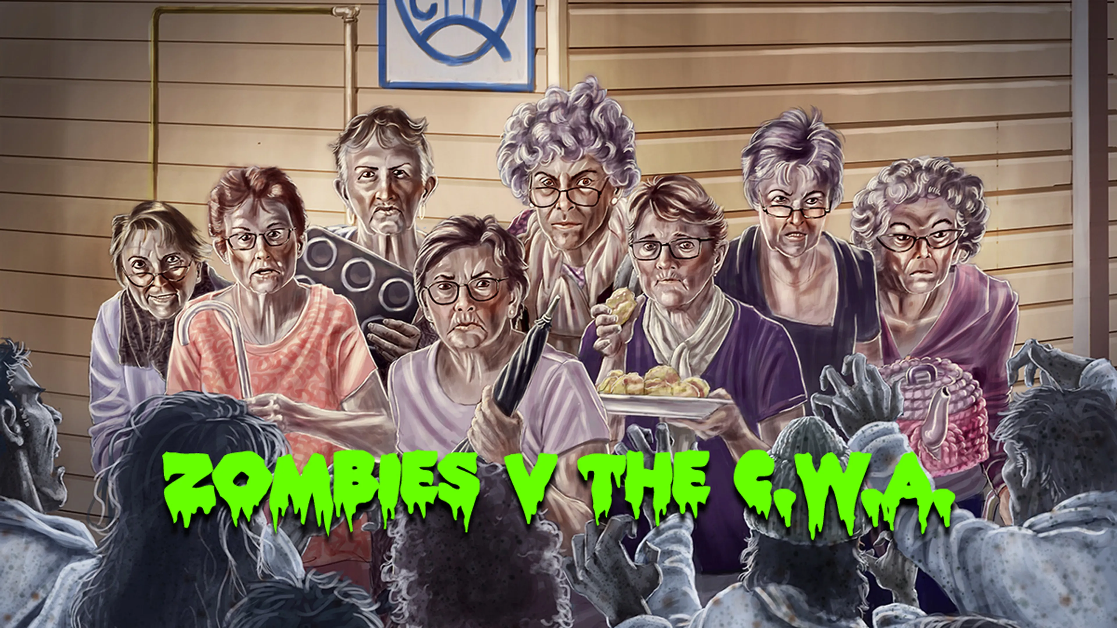Zombies V The C.W.A. poster